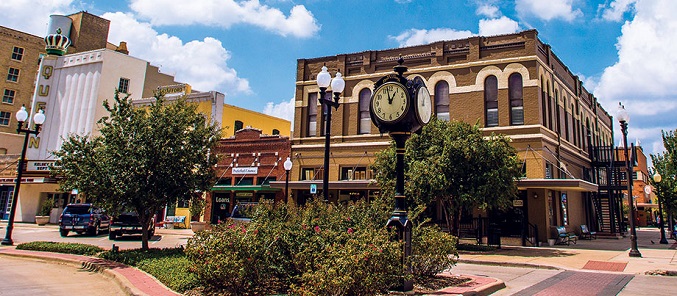 Historic downtown Bryan